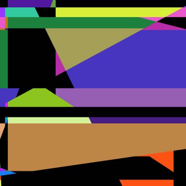 Geometrik soyutlama üretken sanat arkaplan çizimi