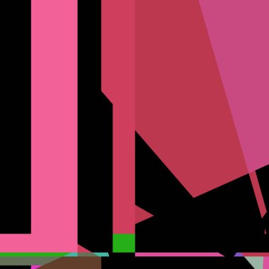 Geometrik soyutlama üretken sanat arkaplan çizimi