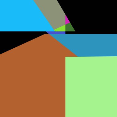 Geometrik soyutlama üretken sanat arkaplan çizimi