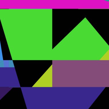 Geometrik soyutlama üretken sanat arkaplan çizimi