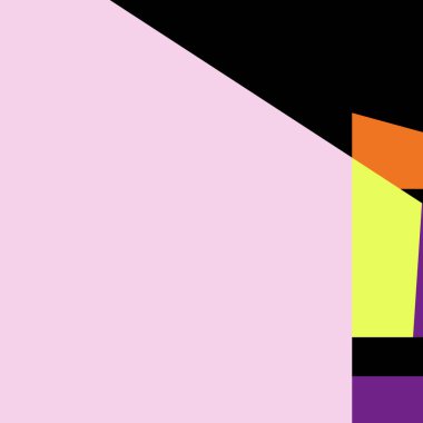 Geometrik soyutlama üretken sanat arkaplan çizimi