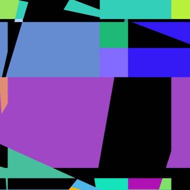 Geometrik soyutlama üretken sanat arkaplan çizimi