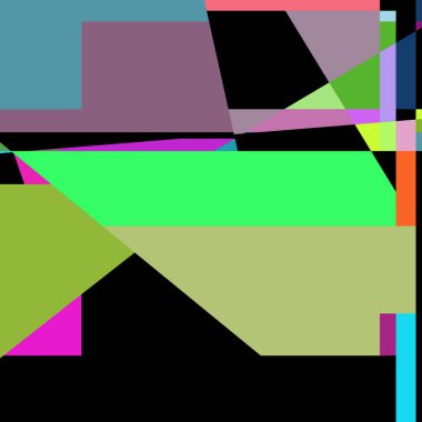 Geometrik soyutlama üretken sanat arkaplan çizimi