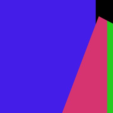 Geometrik soyutlama üretken sanat arkaplan çizimi