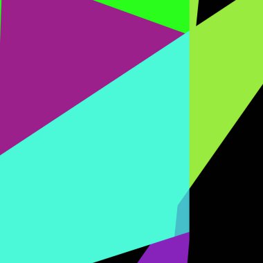 Geometrik soyutlama üretken sanat arkaplan çizimi