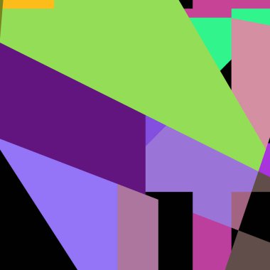 Geometrik soyutlama üretken sanat arkaplan çizimi