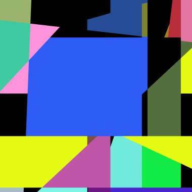 Geometrik soyutlama üretken sanat arkaplan çizimi