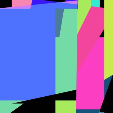 Geometrik soyutlama üretken sanat arkaplan çizimi