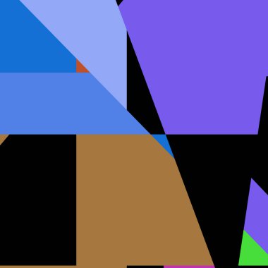 Geometrik soyutlama üretken sanat arkaplan çizimi