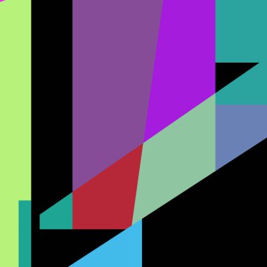 Geometrik soyutlama üretken sanat arkaplan çizimi