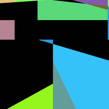 Geometrik soyutlama üretken sanat arkaplan çizimi