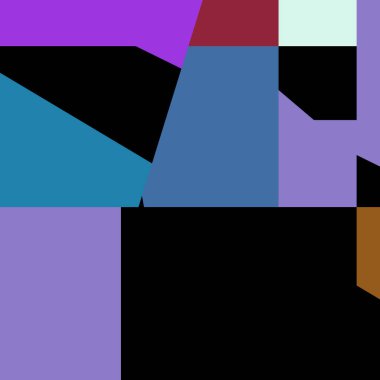 Geometrik soyutlama üretken sanat arkaplan çizimi