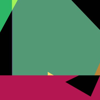 Geometrik soyutlama üretken sanat arkaplan çizimi