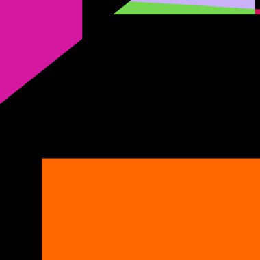 Geometrik soyutlama üretken sanat arkaplan çizimi