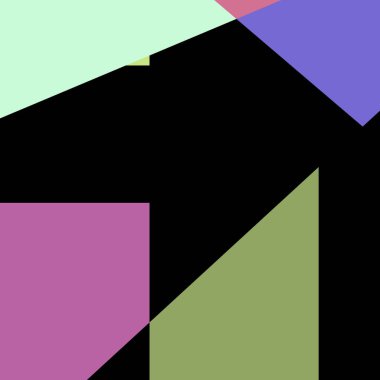 Geometrik soyutlama üretken sanat arkaplan çizimi