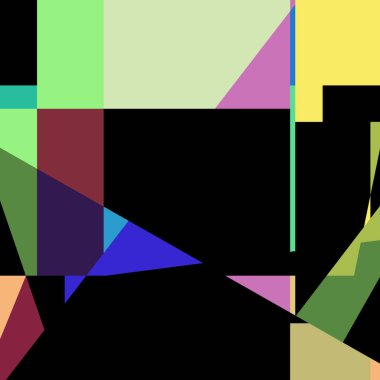 Geometrik soyutlama üretken sanat arkaplan çizimi