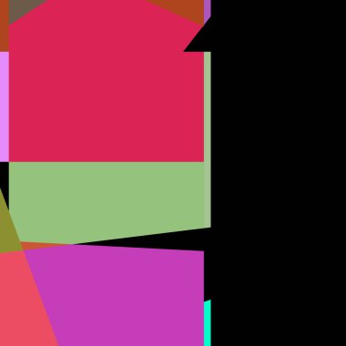 Geometrik soyutlama üretken sanat arkaplan çizimi