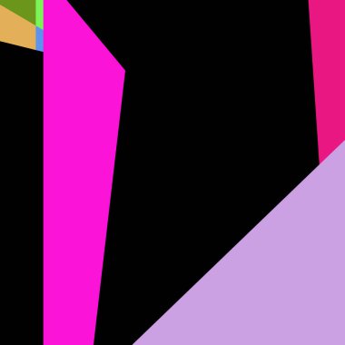 Geometrik soyutlama üretken sanat arkaplan çizimi