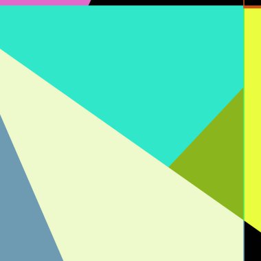 Geometrik soyutlama üretken sanat arkaplan çizimi