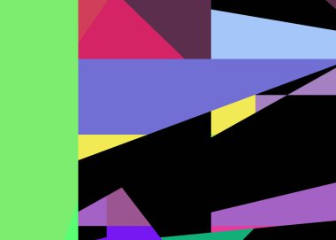 Geometrik soyutlama üretken sanat arkaplan çizimi