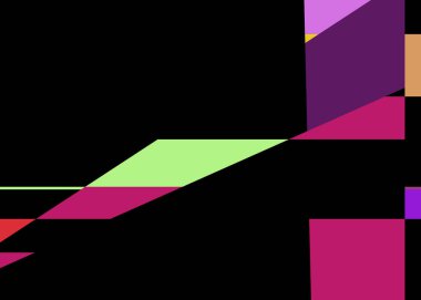 Geometrik soyutlama üretken sanat arkaplan çizimi