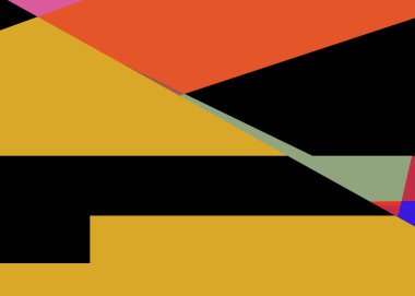 Geometrik soyutlama üretken sanat arkaplan çizimi