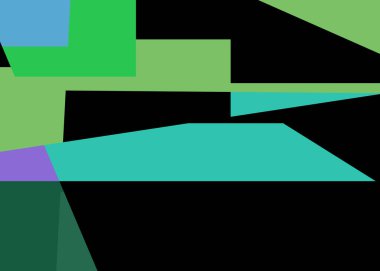 Geometrik soyutlama üretken sanat arkaplan çizimi