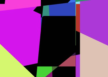 Geometrik soyutlama üretken sanat arkaplan çizimi