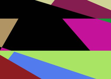 Geometrik soyutlama üretken sanat arkaplan çizimi