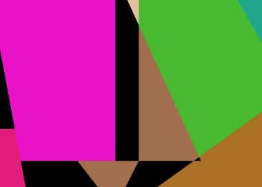 Geometrik soyutlama üretken sanat arkaplan çizimi