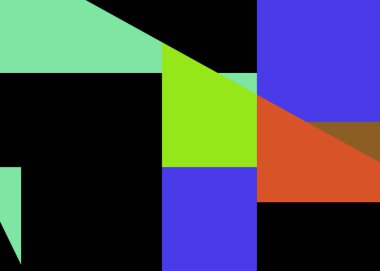 Geometrik soyutlama üretken sanat arkaplan çizimi