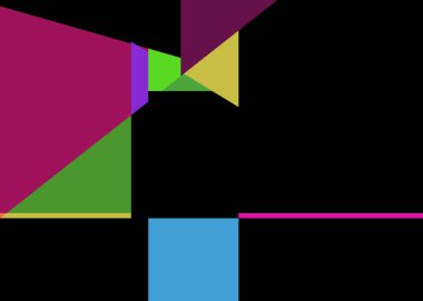 Geometrik soyutlama üretken sanat arkaplan çizimi