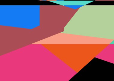 Geometrik soyutlama üretken sanat arkaplan çizimi