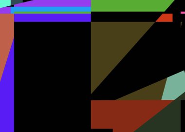 Geometrik soyutlama üretken sanat arkaplan çizimi