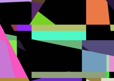 Geometrik soyutlama üretken sanat arkaplan çizimi