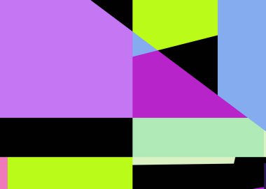 Geometrik soyutlama üretken sanat arkaplan çizimi