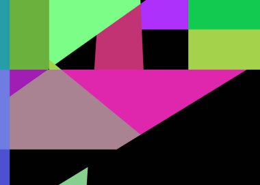 Geometrik soyutlama üretken sanat arkaplan çizimi