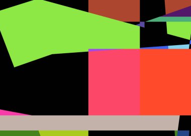 Geometrik soyutlama üretken sanat arkaplan çizimi