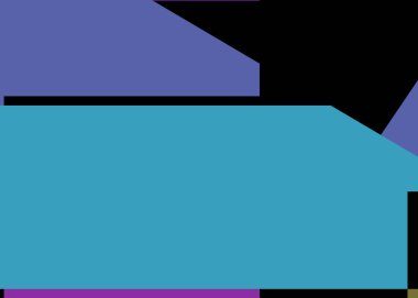 Geometrik soyutlama üretken sanat arkaplan çizimi