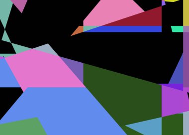 Geometrik soyutlama üretken sanat arkaplan çizimi