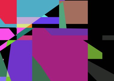 Geometrik soyutlama üretken sanat arkaplan çizimi