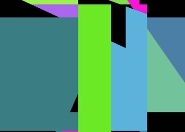 Geometrik soyutlama üretken sanat arkaplan çizimi