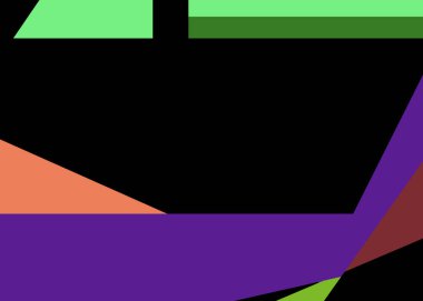 Geometrik soyutlama üretken sanat arkaplan çizimi