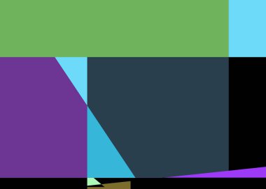 Geometrik soyutlama üretken sanat arkaplan çizimi