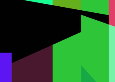 Geometrik soyutlama üretken sanat arkaplan çizimi