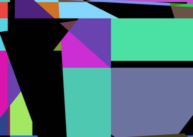 Geometrik soyutlama üretken sanat arkaplan çizimi