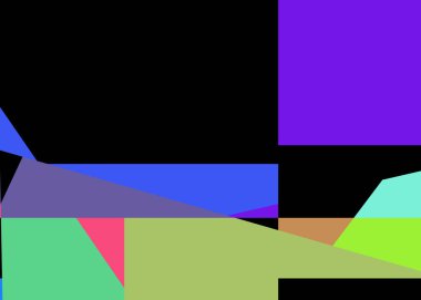 Geometrik soyutlama üretken sanat arkaplan çizimi