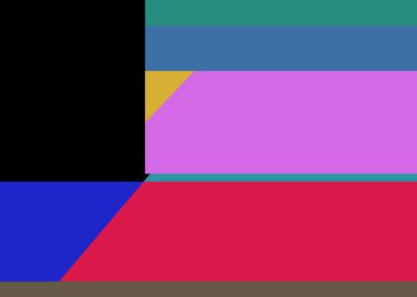 Geometrik soyutlama üretken sanat arkaplan çizimi