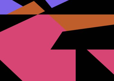 Geometrik soyutlama üretken sanat arkaplan çizimi