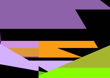 Geometrik soyutlama üretken sanat arkaplan çizimi